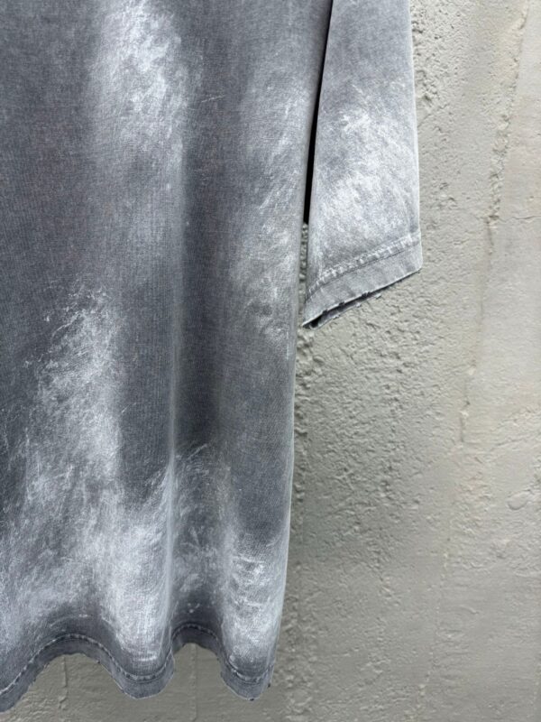 Balenciaga paint, splashed ink, embroidered lettering, short sleeves - 图片 9