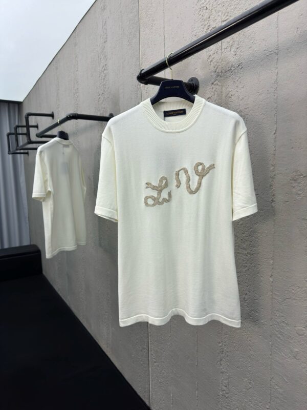 LOUIS VUITTON Ribbon embroidery wool short sleeves - 图片 3