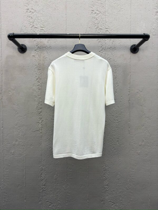 LOUIS VUITTON Ribbon embroidery wool short sleeves - 图片 2