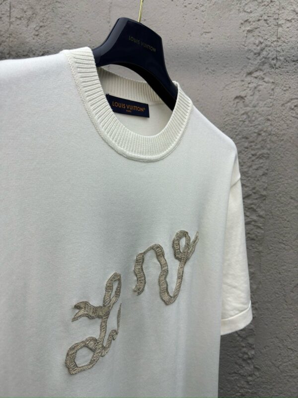 LOUIS VUITTON Ribbon embroidery wool short sleeves - 图片 5