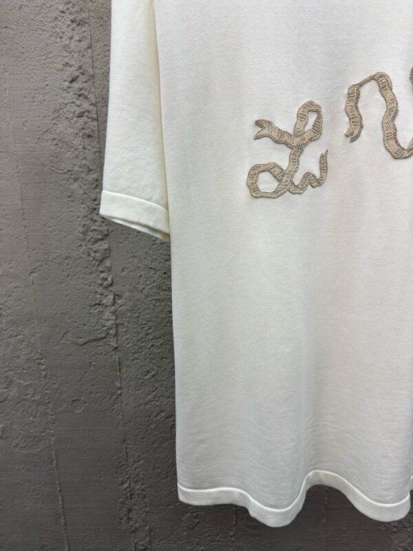 LOUIS VUITTON Ribbon embroidery wool short sleeves - 图片 9