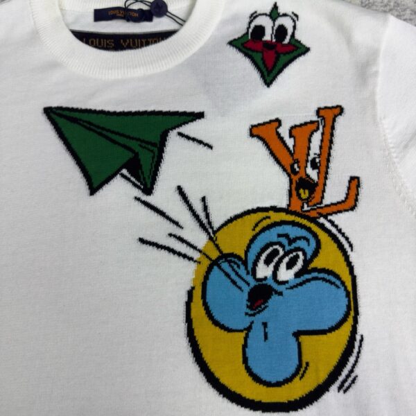 LOUIS VUITTON Wool knitted children's interest paper airplane wool short sleeves - 图片 10