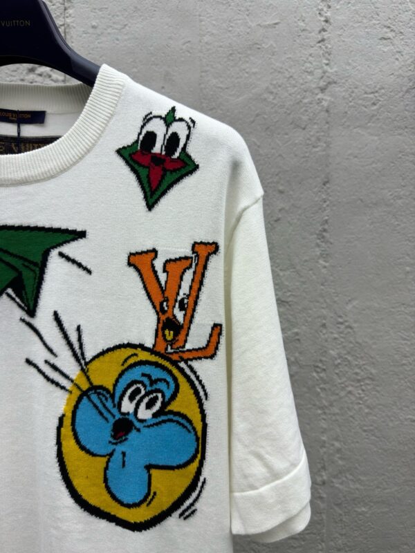 LOUIS VUITTON Wool knitted children's interest paper airplane wool short sleeves - 图片 7