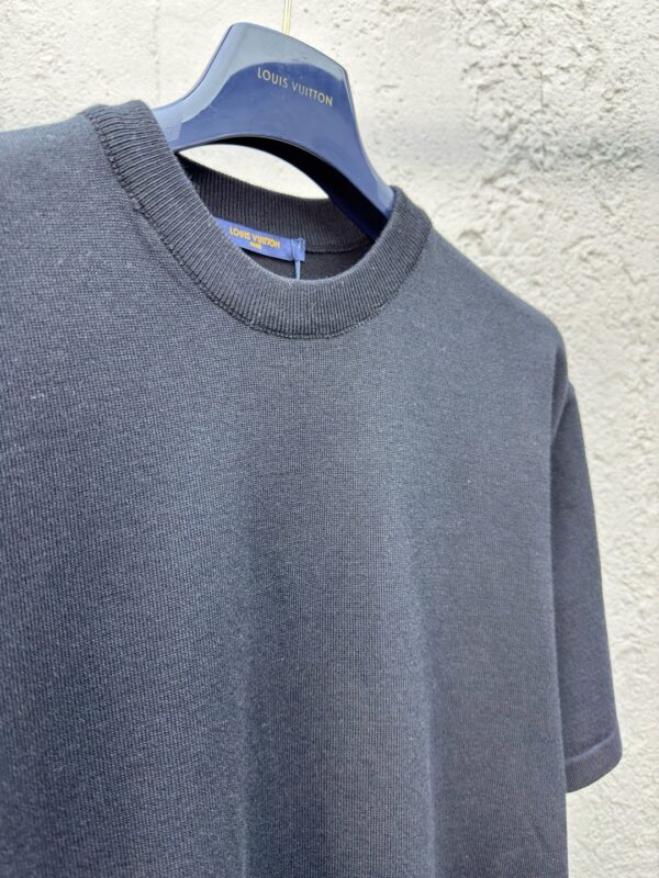 LOUISVUITTON Hot drilling letter knitted short sleeves - 图片 5