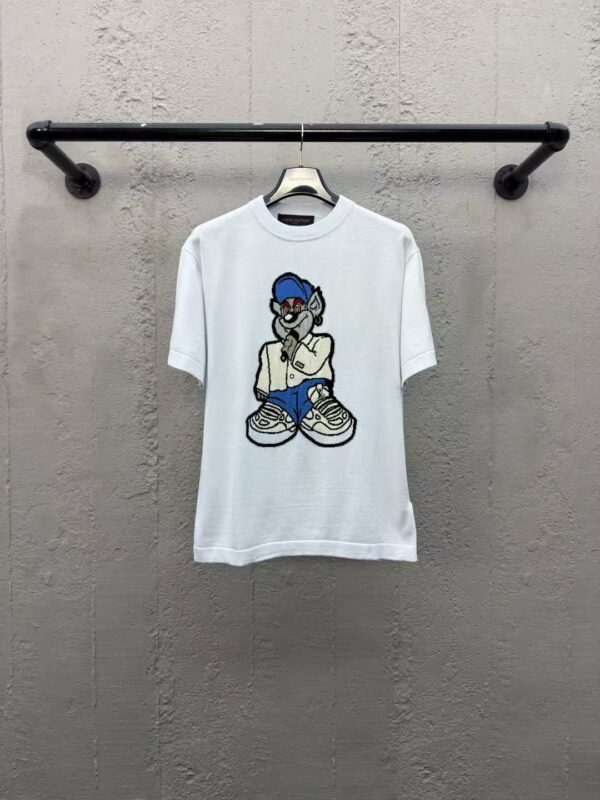 LOUIS VUITTON Cartoon Monster Knitted Short Sleeves