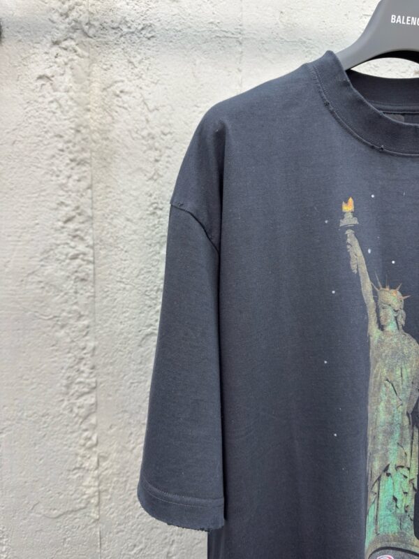 Balenciaga Lady of Liberty print short sleeves - 图片 9