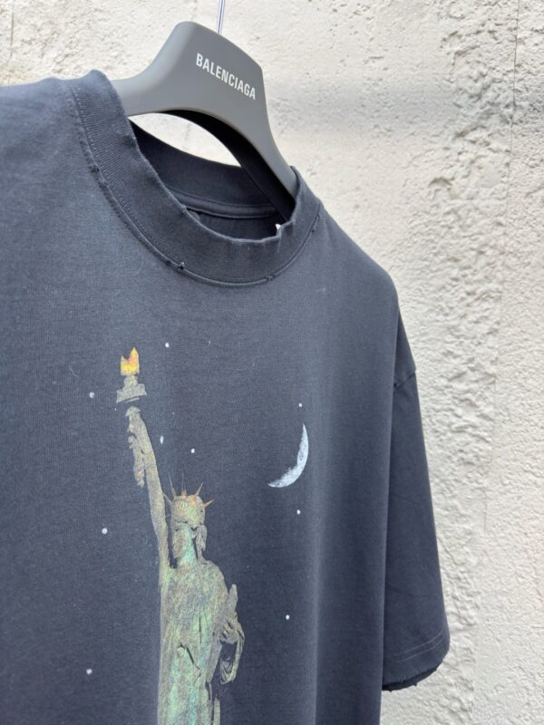 Balenciaga Lady of Liberty print short sleeves - 图片 5