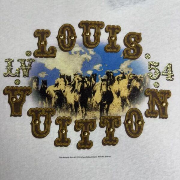LOUIS VUITTON Western printed metal willow short sleeves - 图片 13
