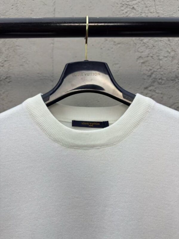 LOUISVUITTON Hot drilling letter knitted short sleeves - 图片 5