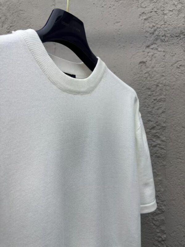 LOUISVUITTON Hot drilling letter knitted short sleeves - 图片 10