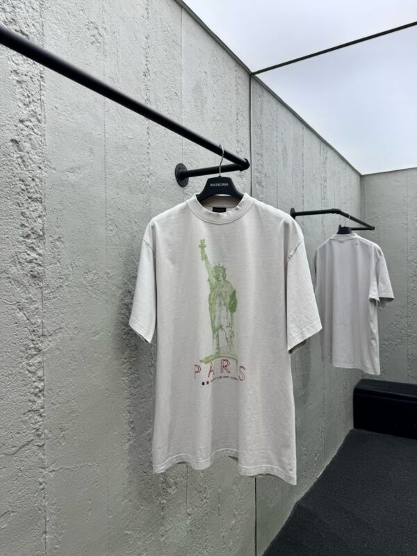 Balenciaga Lady of Liberty print short sleeves - 图片 7