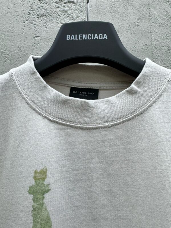 Balenciaga Lady of Liberty print short sleeves - 图片 4