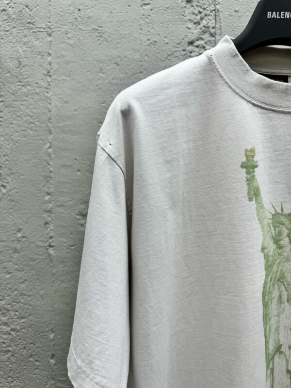 Balenciaga Lady of Liberty print short sleeves - 图片 5