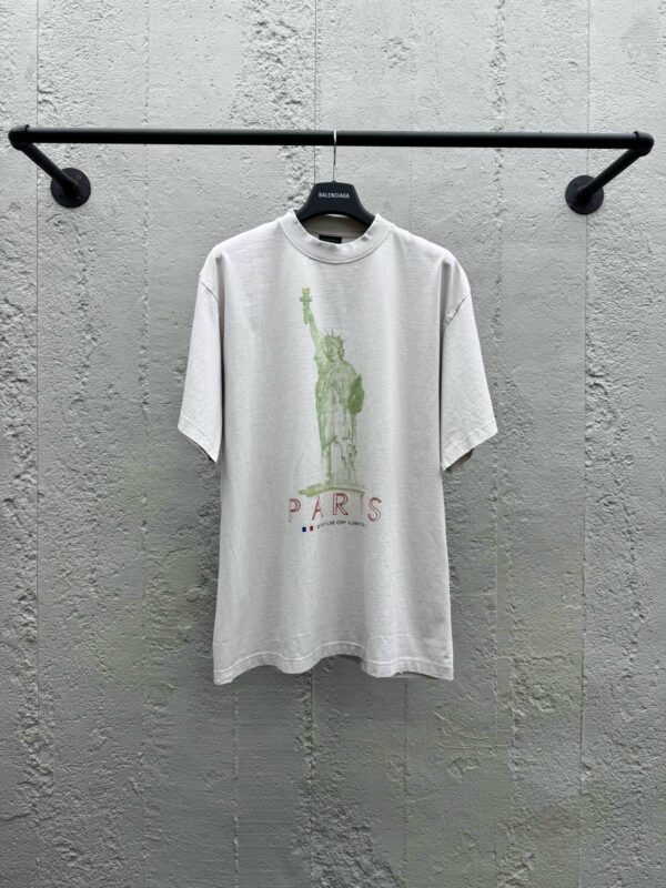 Balenciaga Lady of Liberty print short sleeves