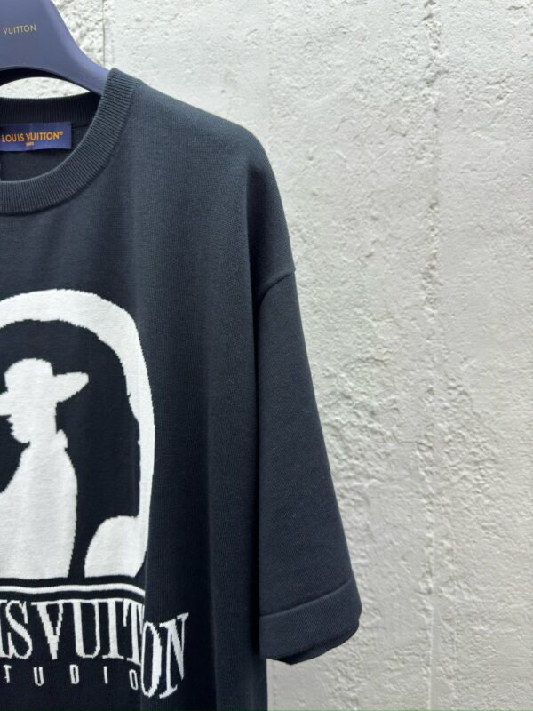 LOUIS VUITTON BLACK AND WHITE PORTRAIT SHORT SLEEVE - 图片 6