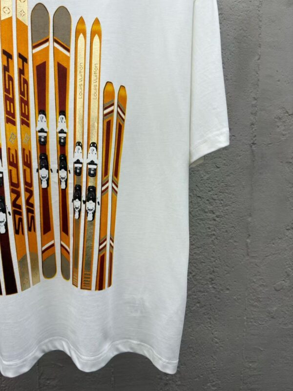 LOUIS VUITTON gold foil printed short sleeves - 图片 9