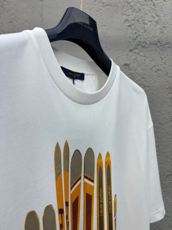 LOUIS VUITTON gold foil printed short sleeves - 图片 10