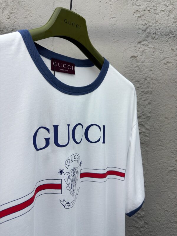 GUCCI SHORT SLEEVES WITH A WEB PRINT - 图片 5