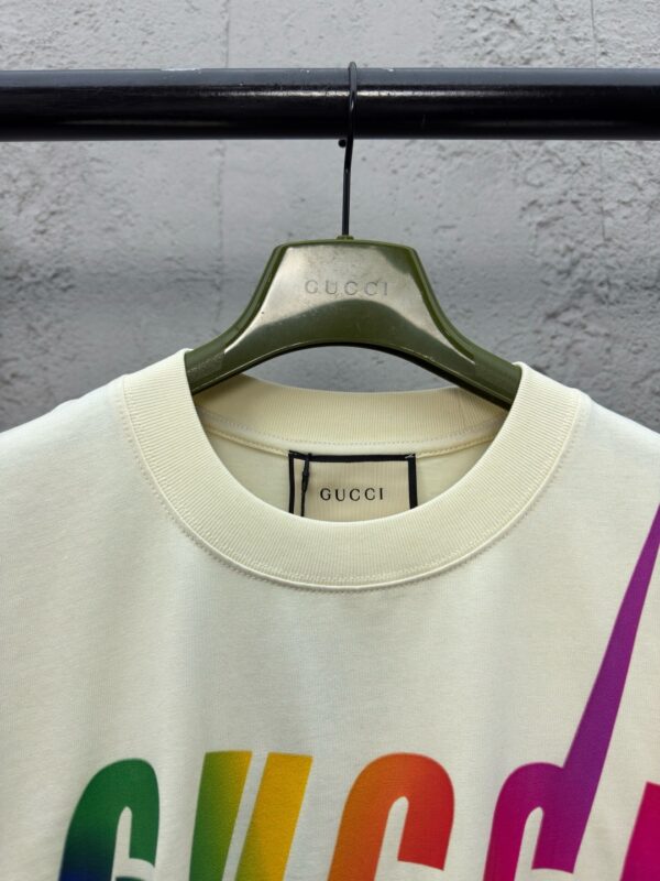 GUCCI GRADIENT MONOGRAM PRINT SHORT SLEEVES - 图片 3