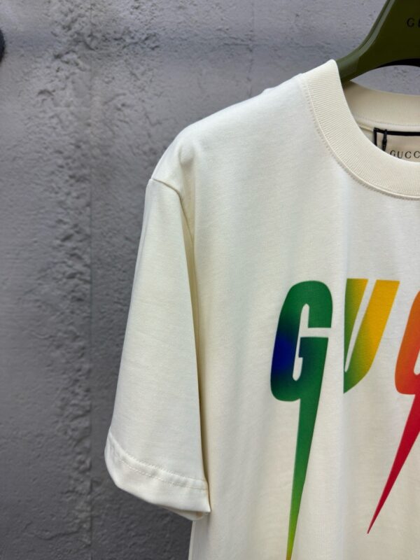 GUCCI GRADIENT MONOGRAM PRINT SHORT SLEEVES - 图片 4
