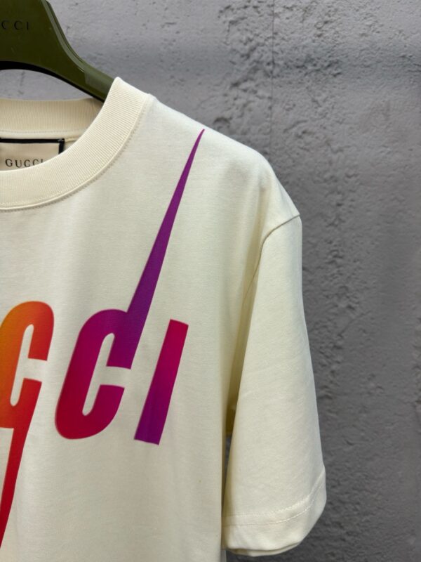 GUCCI GRADIENT MONOGRAM PRINT SHORT SLEEVES - 图片 5