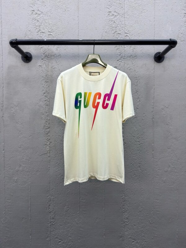GUCCI GRADIENT MONOGRAM PRINT SHORT SLEEVES - 图片 8