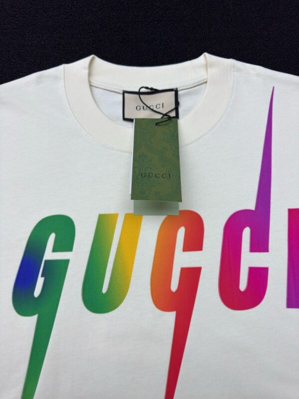 GUCCI GRADIENT MONOGRAM PRINT SHORT SLEEVES - 图片 10