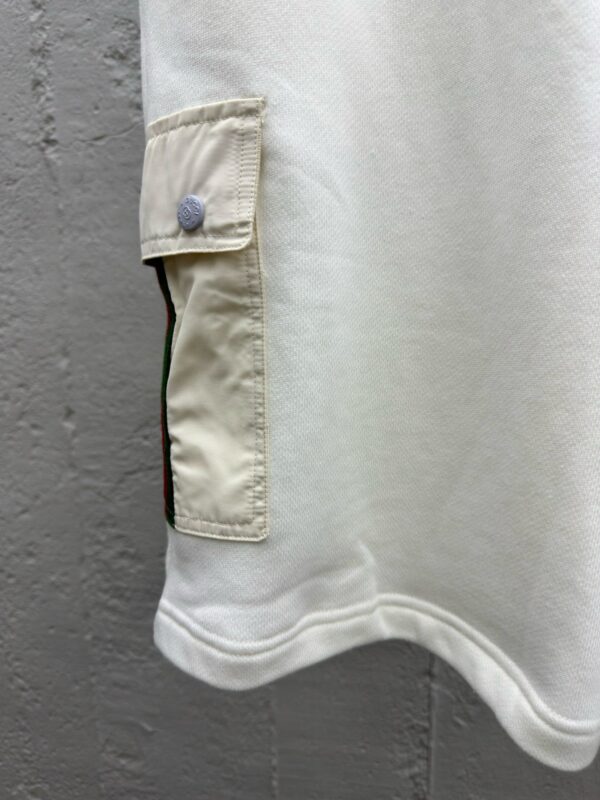 GUCCI GREEN AND RED WEB SHORTS - 图片 7