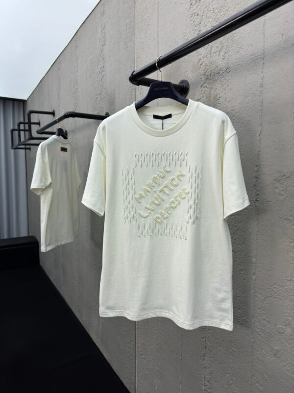 LOUIS VUITTON Embroidery beaded letter short sleeves - 图片 3