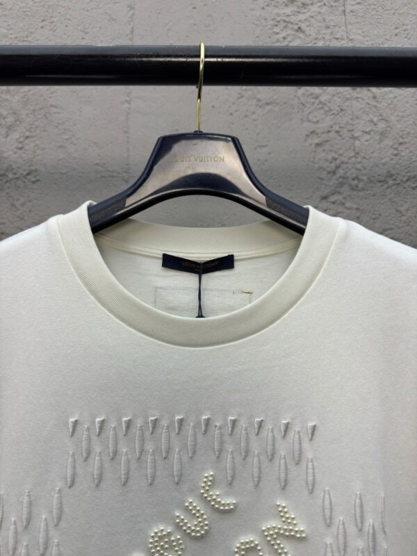 LOUIS VUITTON Embroidery beaded letter short sleeves - 图片 5