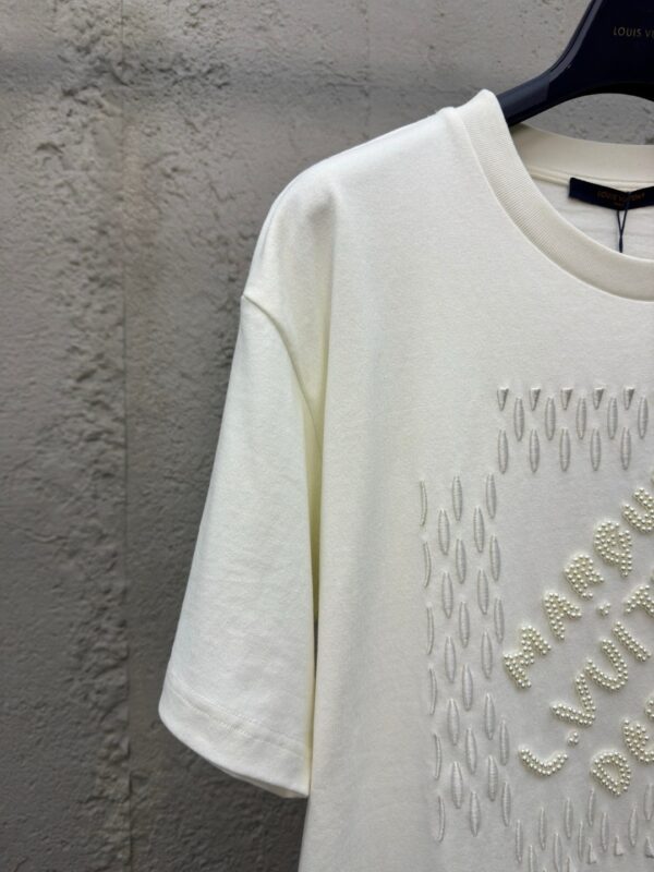 LOUIS VUITTON Embroidery beaded letter short sleeves - 图片 6