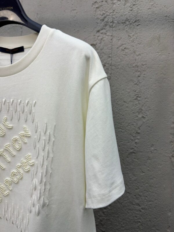 LOUIS VUITTON Embroidery beaded letter short sleeves - 图片 7