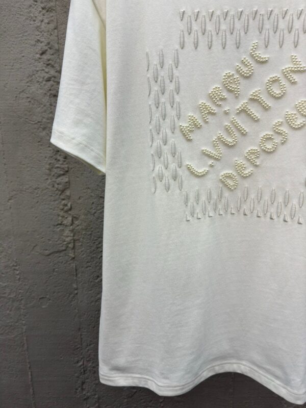 LOUIS VUITTON Embroidery beaded letter short sleeves - 图片 8