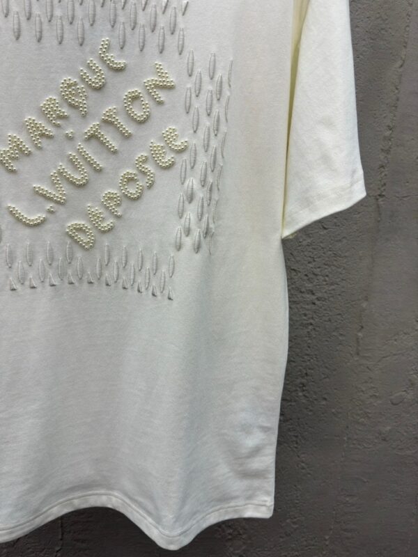 LOUIS VUITTON Embroidery beaded letter short sleeves - 图片 9