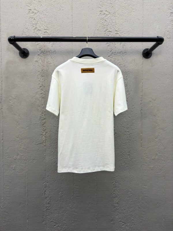LOUIS VUITTON Embroidery beaded letter short sleeves - 图片 2