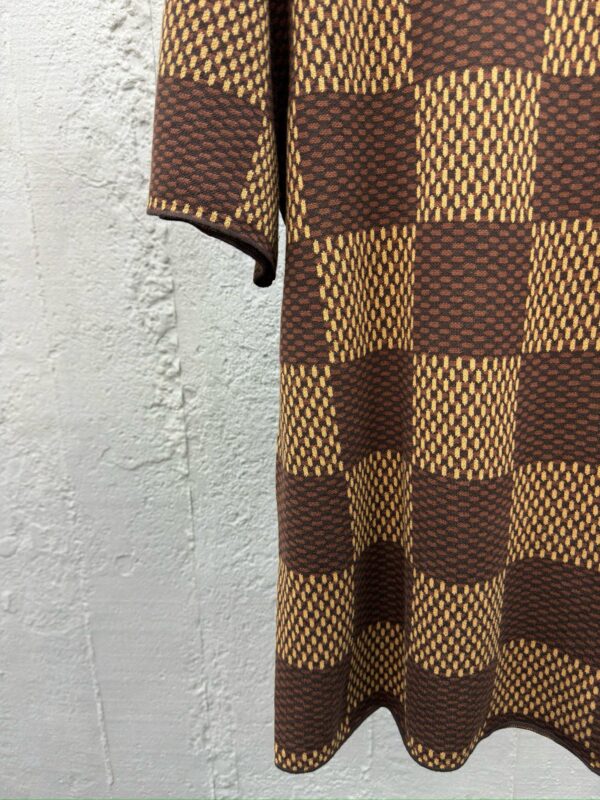 LOUIS VUITTON checked beaded wool short sleeves - 图片 8