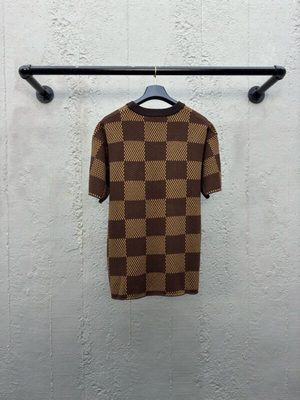 LOUIS VUITTON checked beaded wool short sleeves - 图片 2