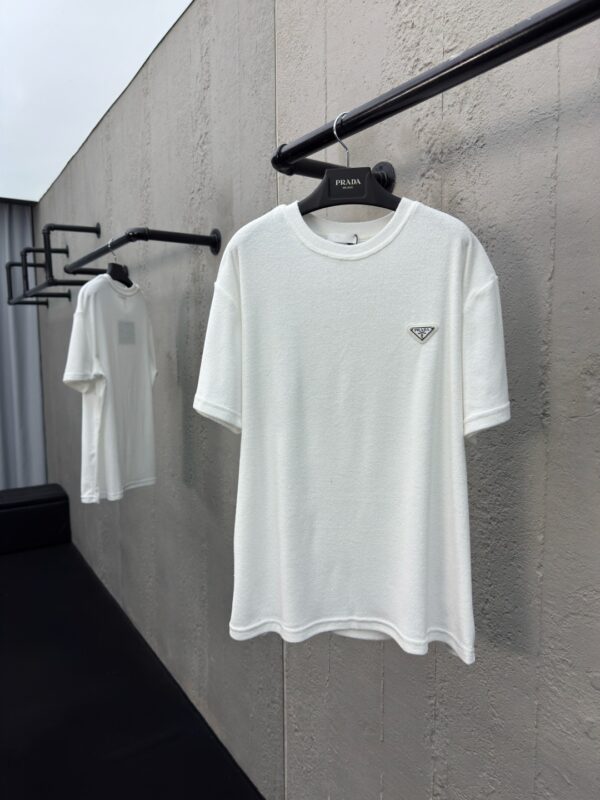 PRADA terrycloth triangle short sleeves - 图片 4