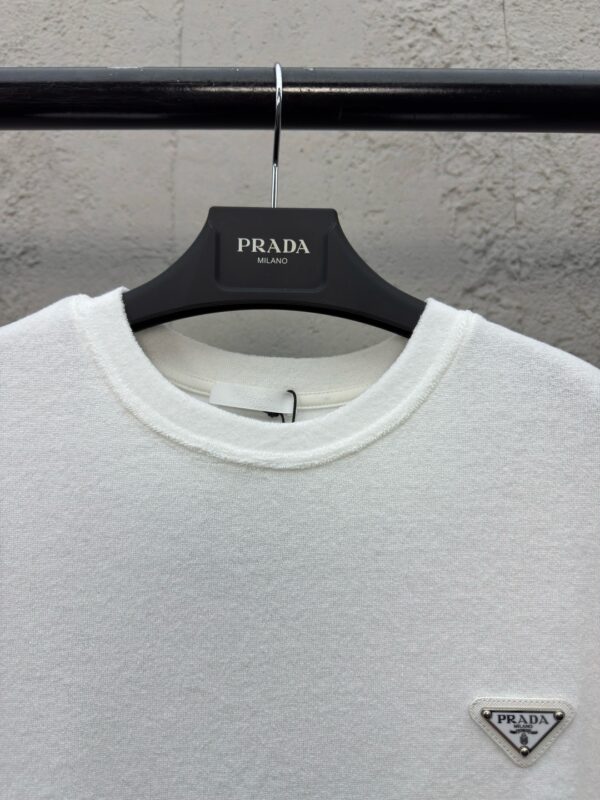 PRADA terrycloth triangle short sleeves - 图片 8