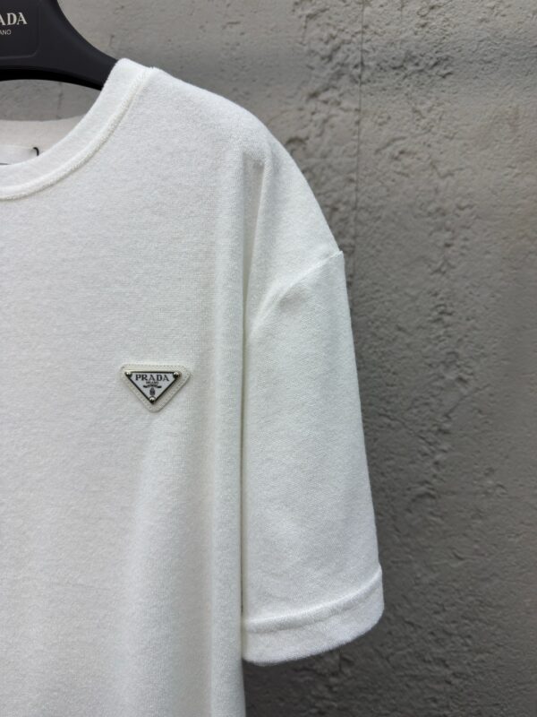 PRADA terrycloth triangle short sleeves - 图片 7