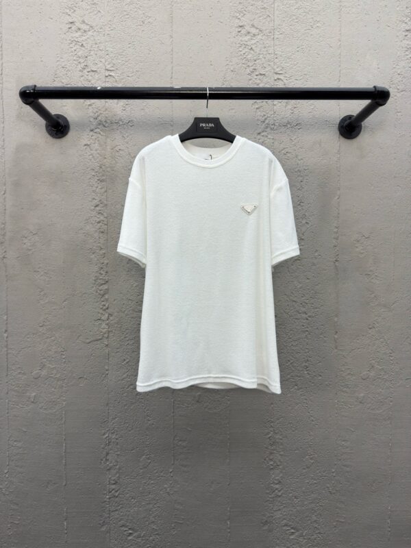 PRADA terrycloth triangle short sleeves