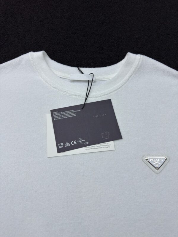 PRADA terrycloth triangle short sleeves - 图片 15