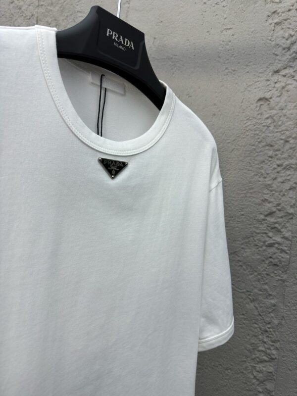 PRADA SHORT SLEEVES WITH TRIANGLE ON CHEST - 图片 9