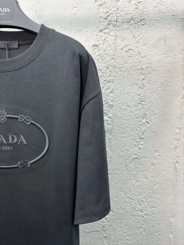 PRADA EMBROIDERED LETTERING SHORT SLEEVES - 图片 7