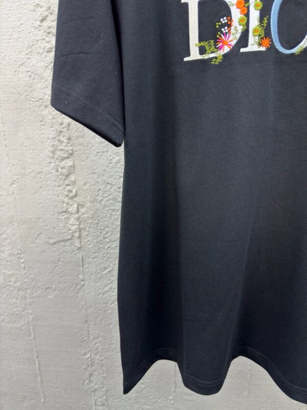 DIOR floral letter-printed short sleeves - 图片 8