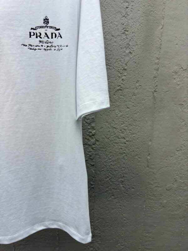 PRADA basic print crewneck short sleeves - 图片 6