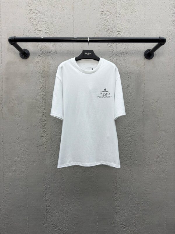 PRADA basic print crewneck short sleeves