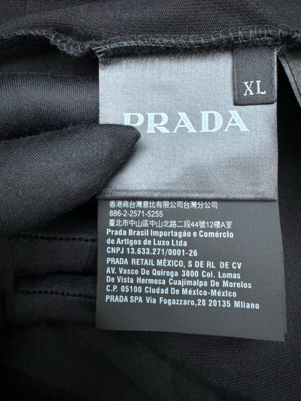 PRADA letter-laminated short sleeves - 图片 9