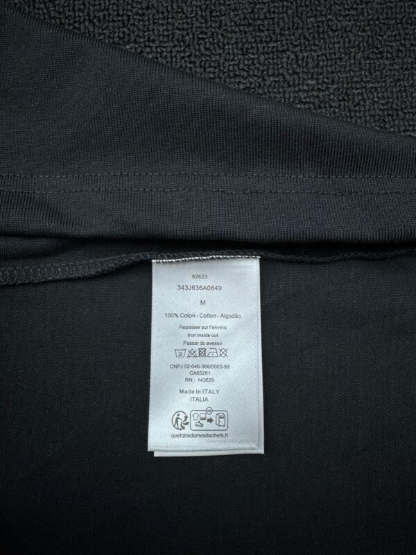 DIOR CD letter-embroidered round collar short sleeves - 图片 12