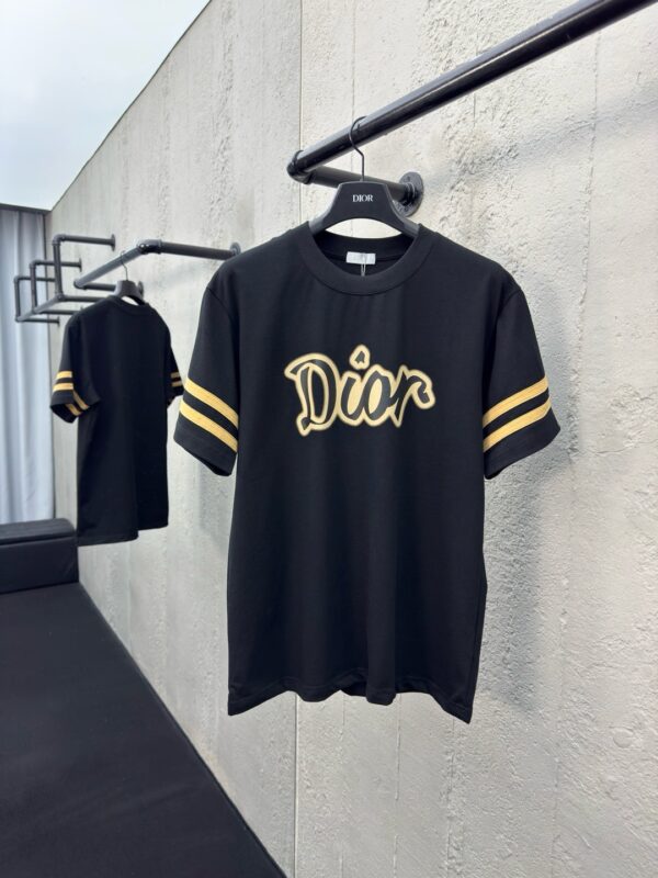DIOR printed letter sleeves and webbing short sleeves - 图片 3